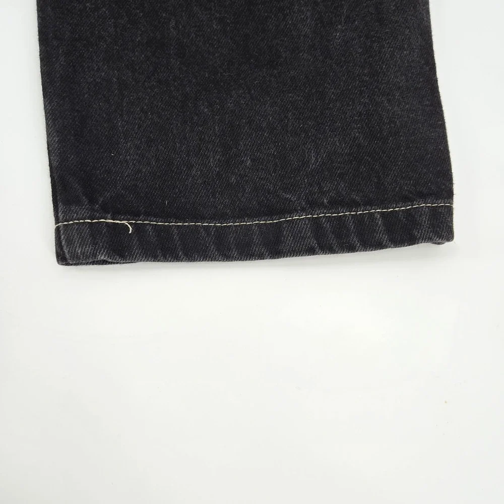 Old Navy Dungarees Black Carpenter Jeans Size 10 Vintage Y2K‎ Gorpcore Grunge
